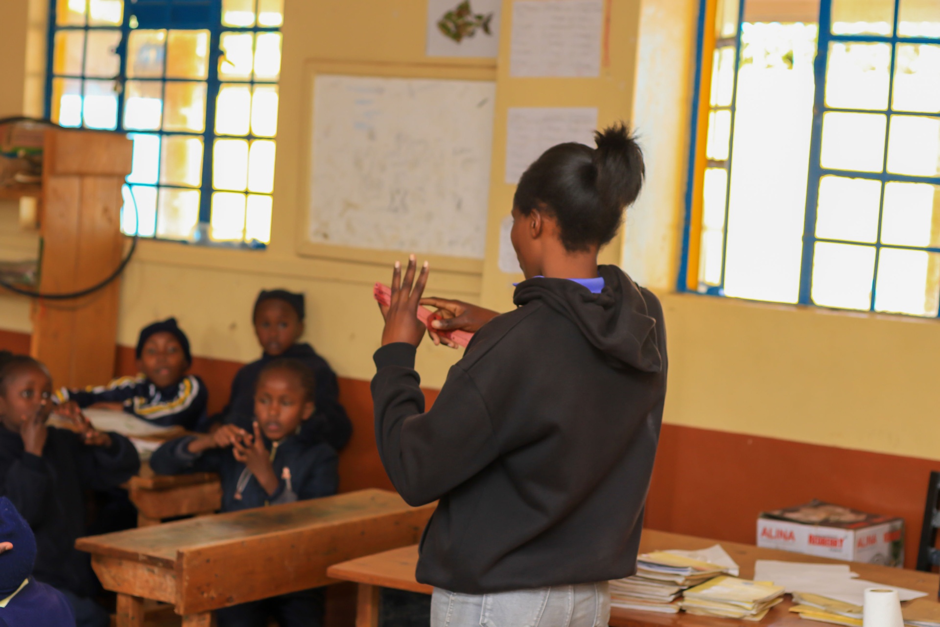 Teacher in Action — Guiding the Class