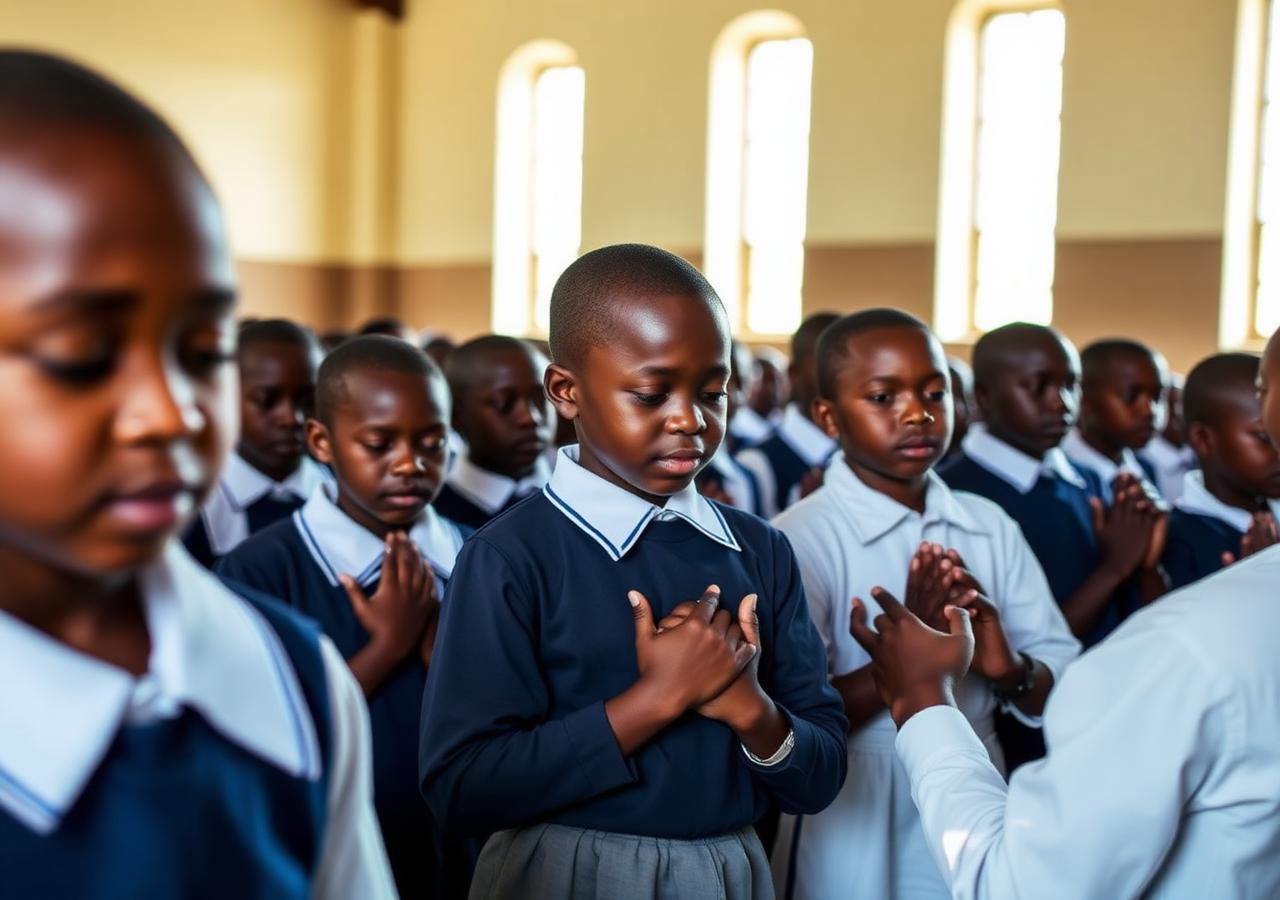 Worship in chapel