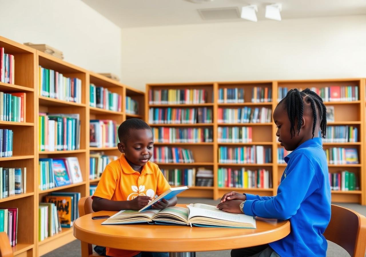 Quiet hours in the library